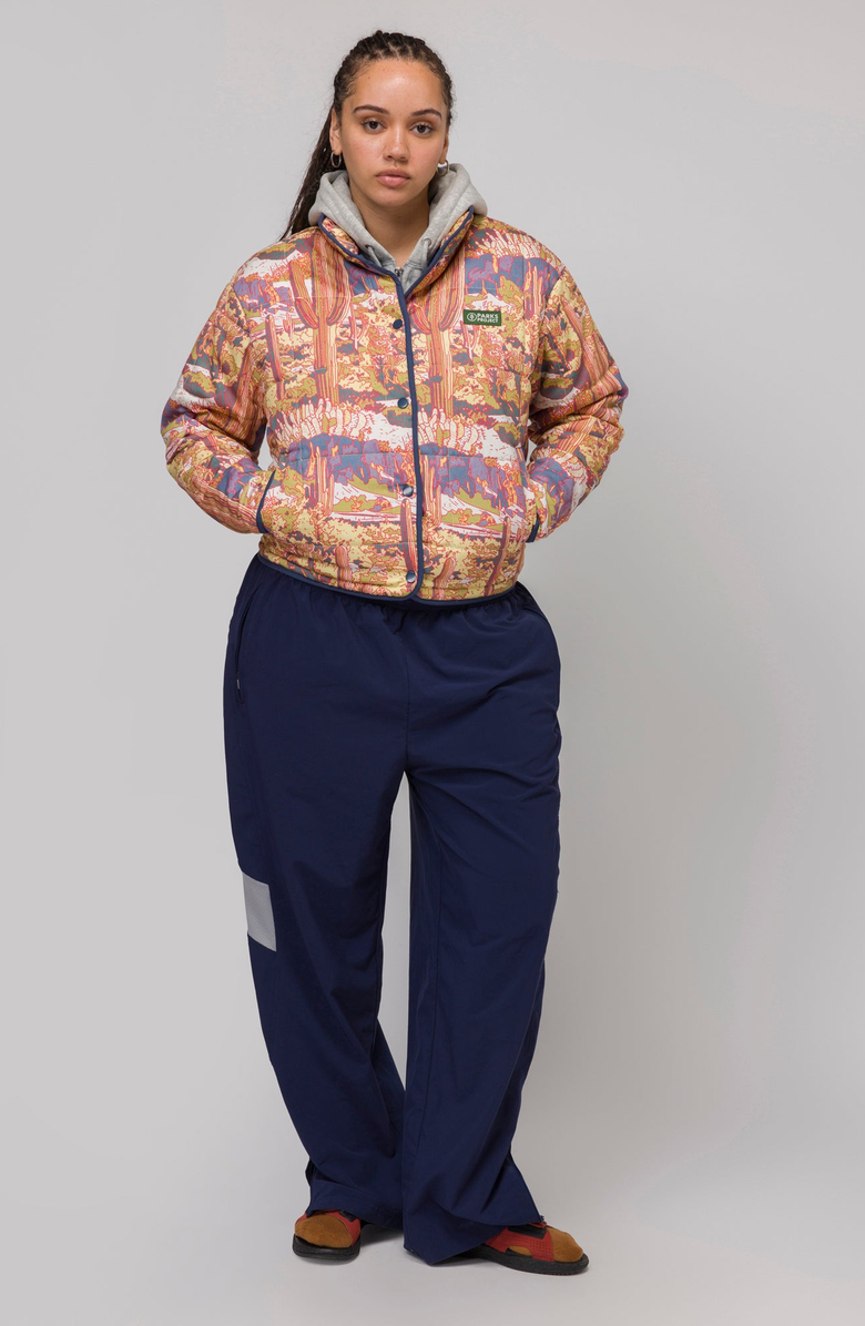 Parks Project Saguaro Cacti Quilted Jacket, Alternate, color,