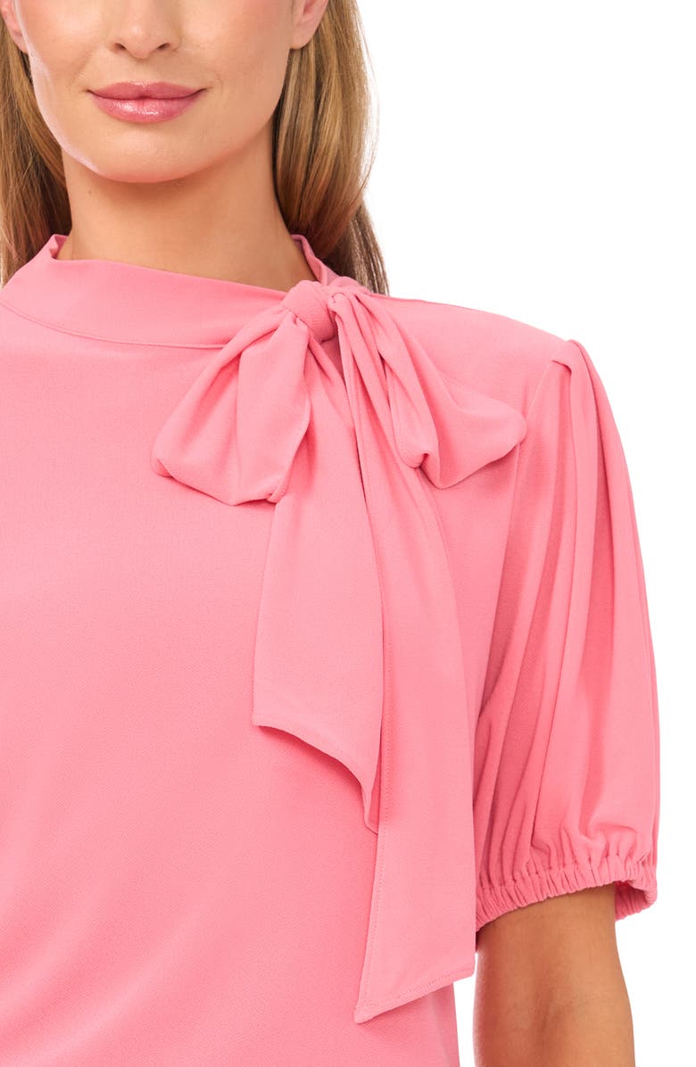 CeCe Tie Neck Knit Top, Alternate, color, 