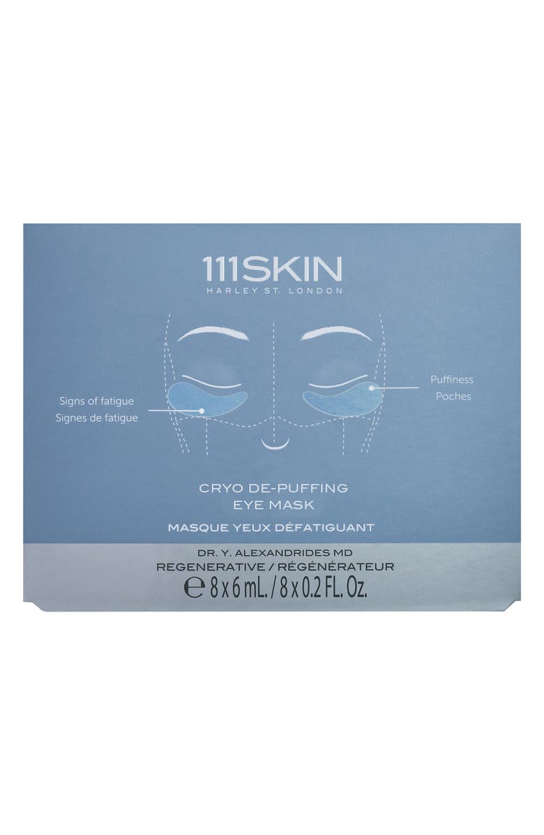 111SKIN Cryo De-Puffing 8-Piece Eye Mask Box, Alternate, color,