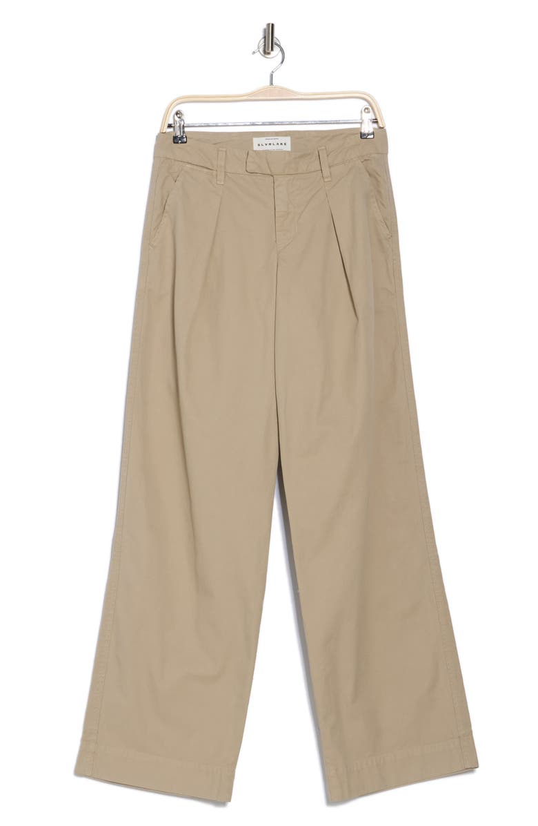 SLVRLAKE Lola Cotton Pants, Alternate, color, Khaki