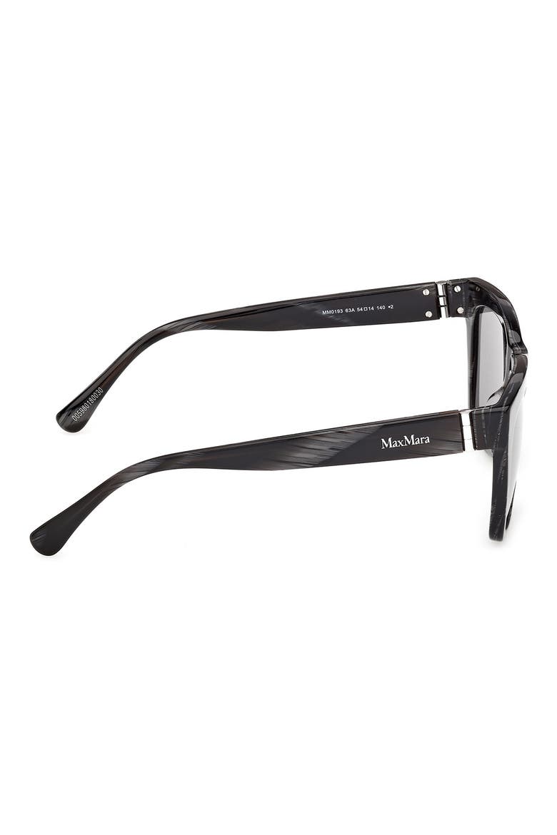 54mm Navigator Sunglasses, Alternate, color, BLACK HORN / SMOKE