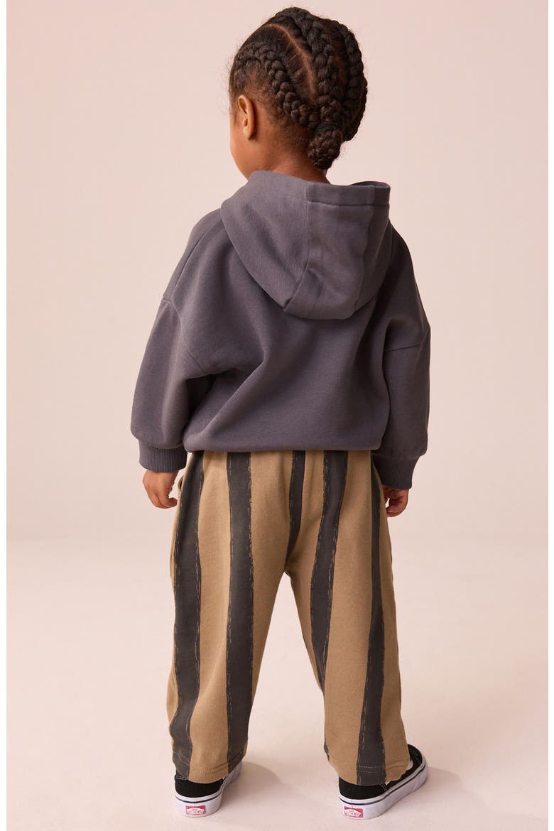 Kids' Jersey Stripe Sweatpants, Alternate, color, BROWN MULTI