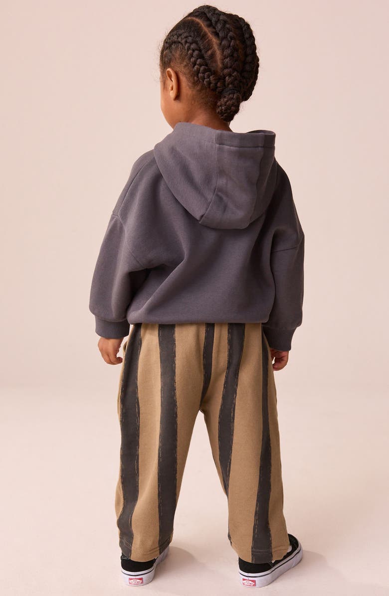 NEXT Kids' Jersey Stripe Sweatpants, Alternate, color, Brown Multi