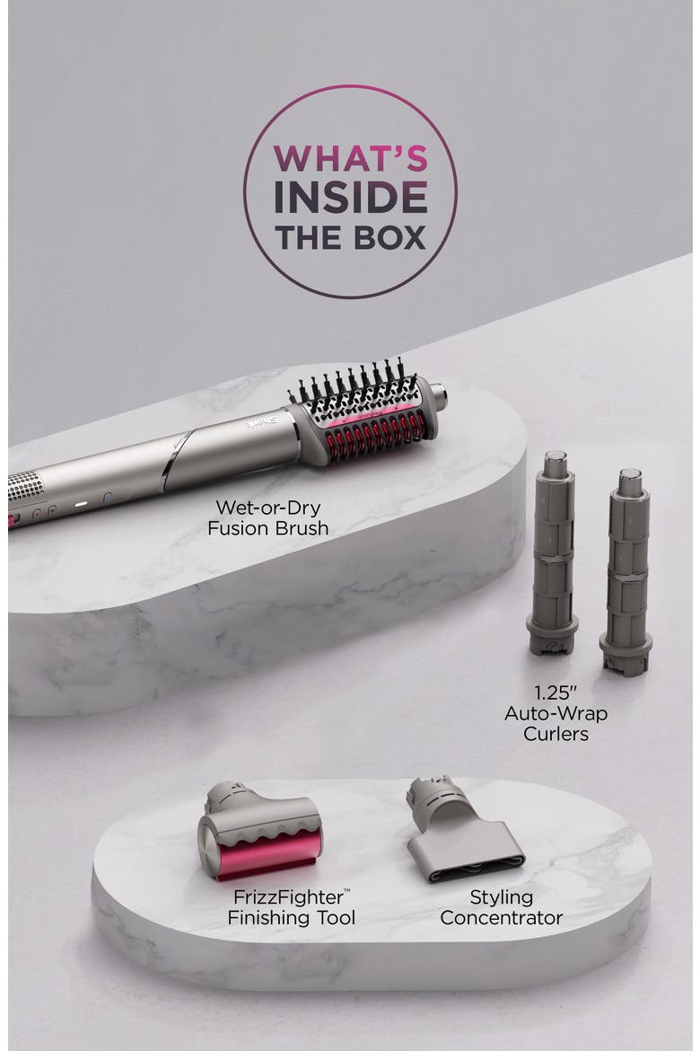 FlexFusion Air & Ceramic Styling System for Straight & Wavy Hair, Alternate, color, METALLIC MIST
