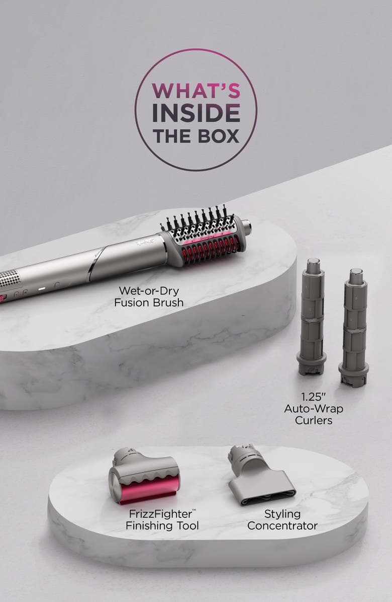 SHARK FlexFusion Air & Ceramic Styling System for Straight & Wavy Hair, Alternate, color, Metallic Mist