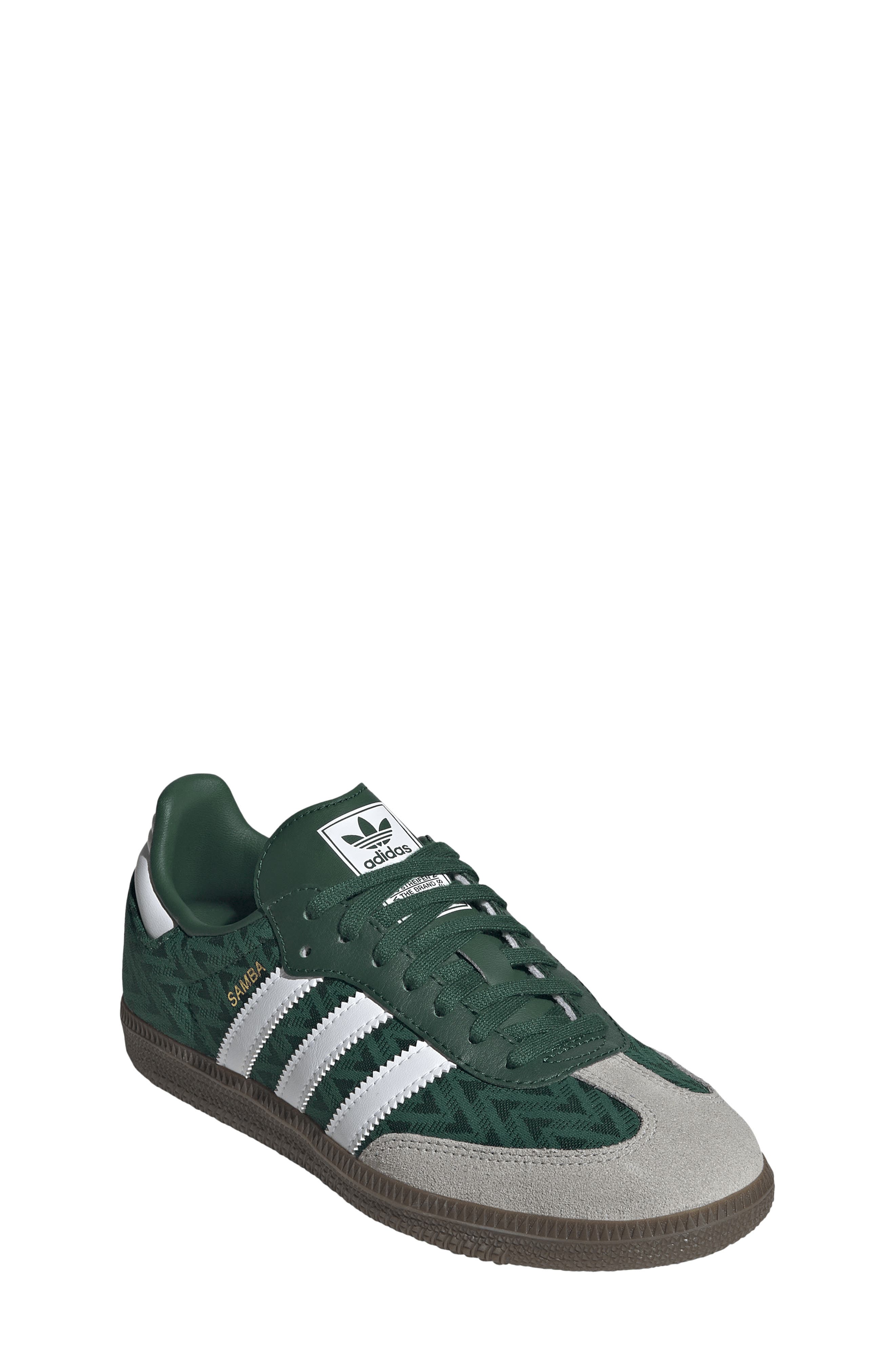 adidas Kids' Samba XLG Sneaker, Main, color, Green/ White/ Gum5