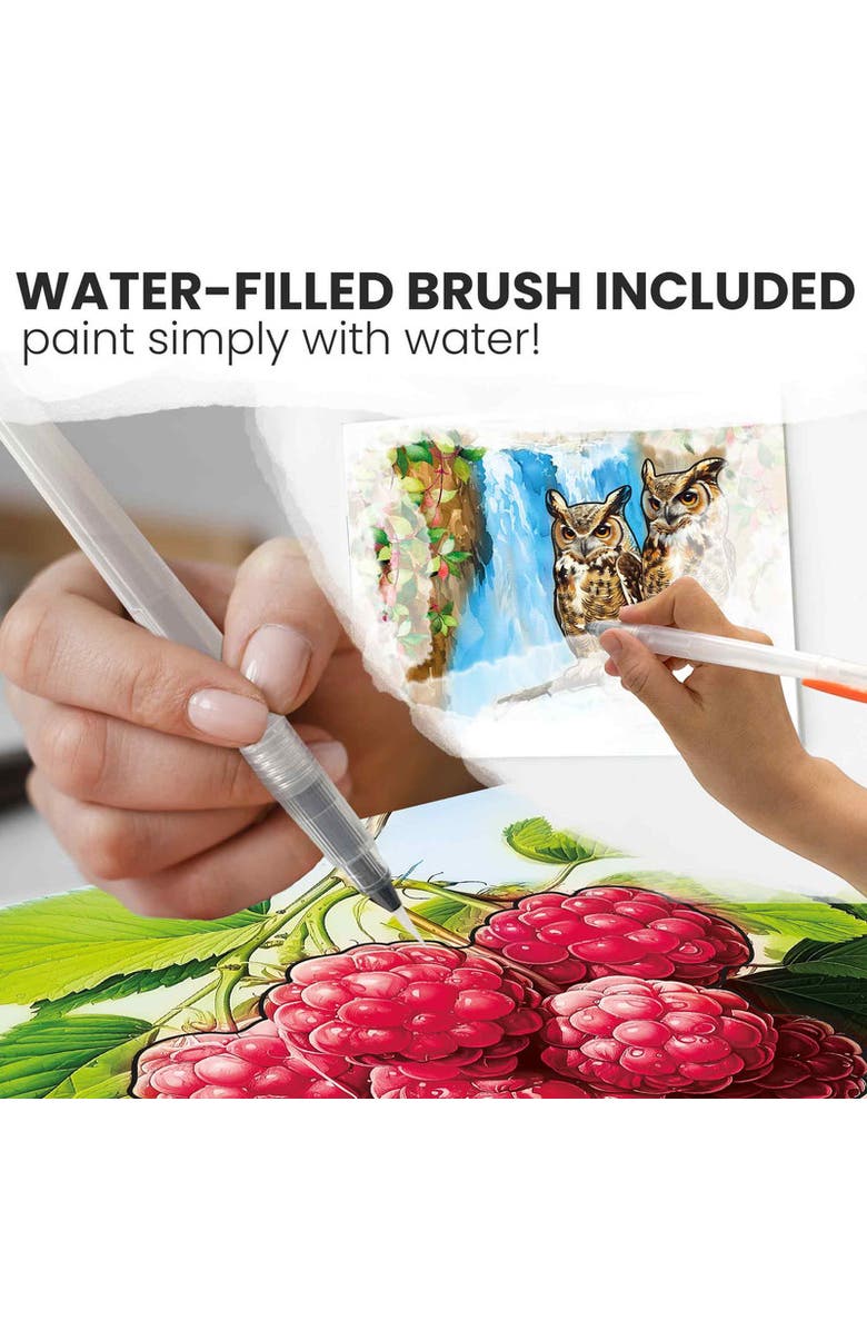 Quokka Reusable Water Painting Activity Set for Seniors - Dementia-Friendly, Alternate, color, Forest