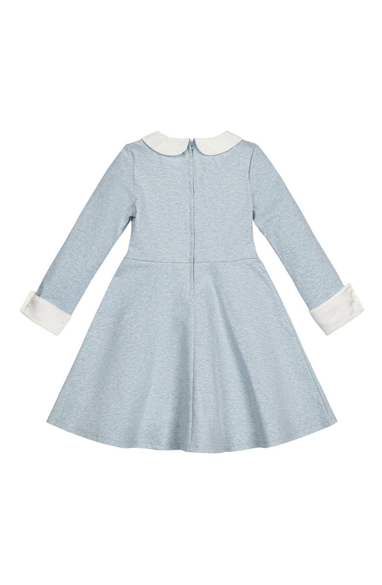 Hope & Henry Girls' French Look Ponte Dress with Bow, Kids, Alternate, color,