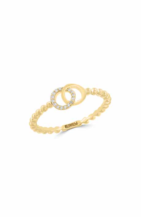 Interlocking Circle Diamond Ring