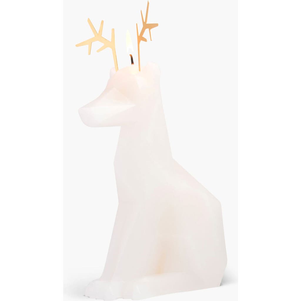 54Celsius PyroPet Dyri Reindeer Candle in White  product