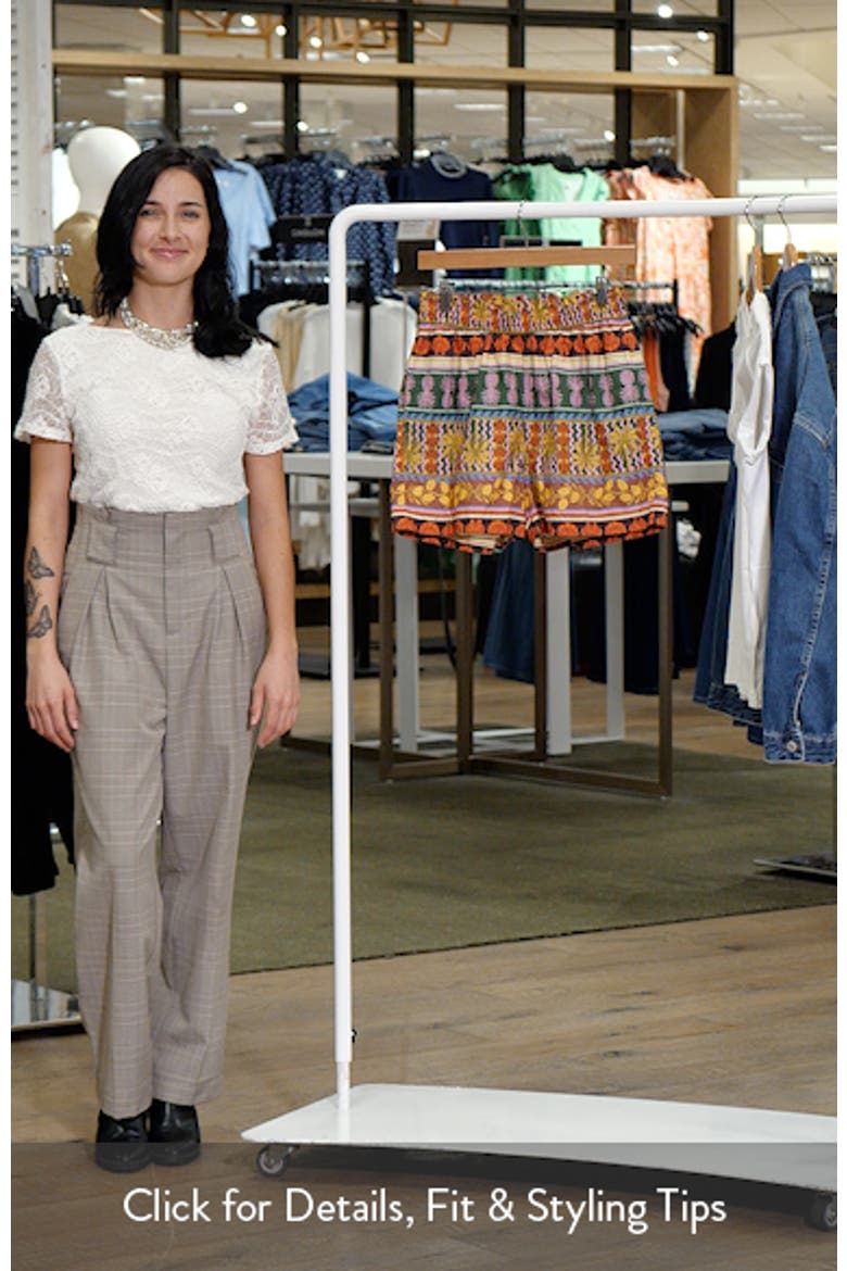 Truly Tropical High Waist Cotton Shorts video