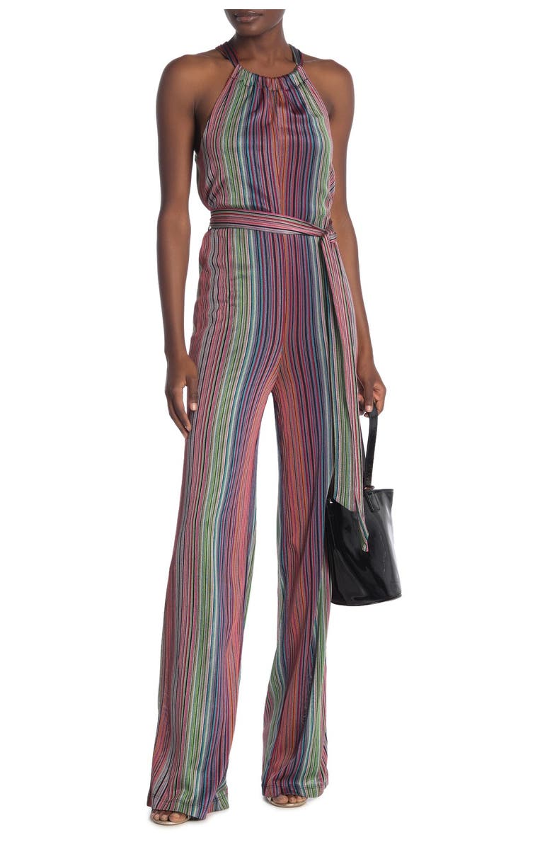 Trina Turk Azar Stripe Jumpsuit, Alternate, color, 