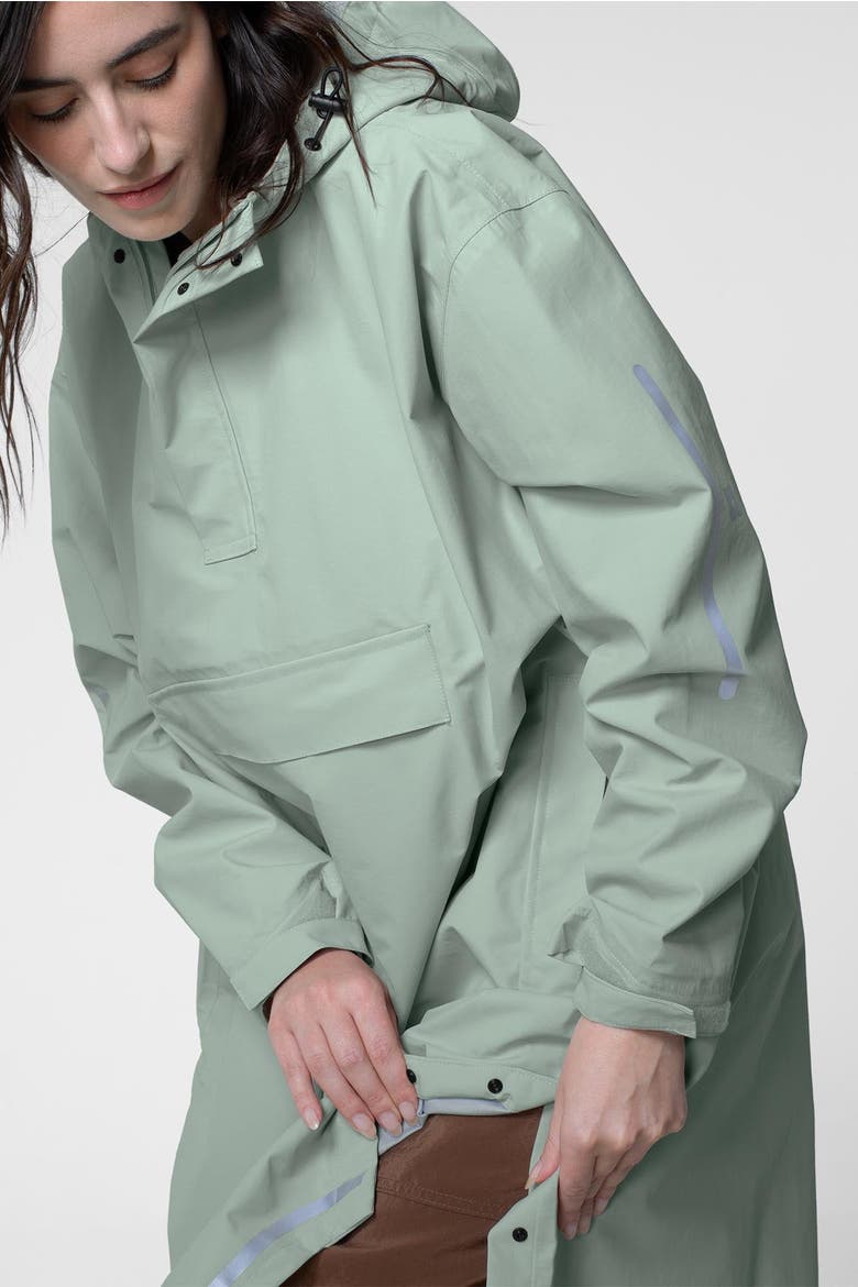 Unisex Stride Pullover Poncho, Alternate, color, Sage