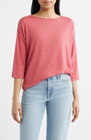 CITY BLUES Texture Knit Top