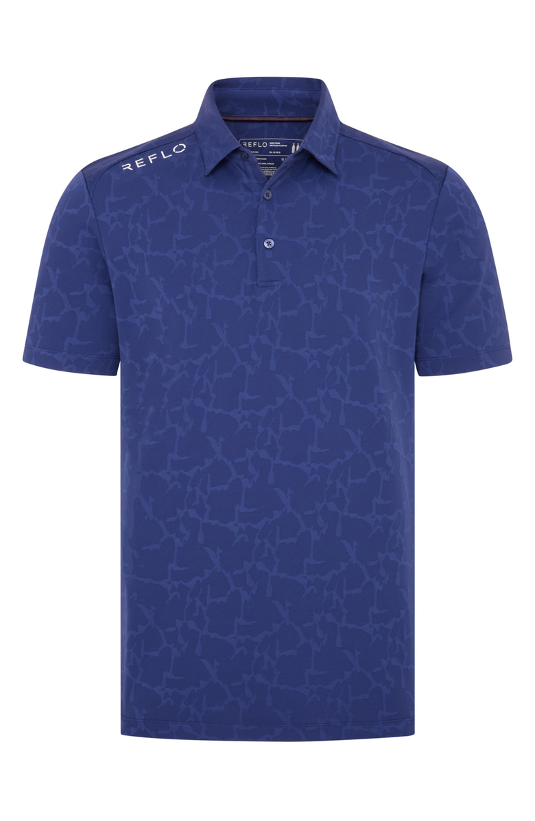 Reflo Yamuna 100% Recycled Material Polo, Alternate, color, Deep Navy