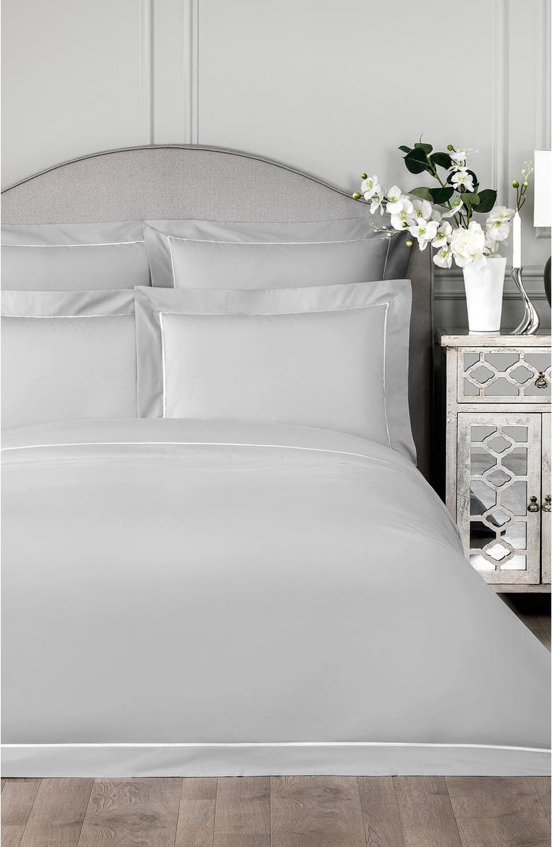 Togas Plaza Duvet Cover, Alternate, color, Grey