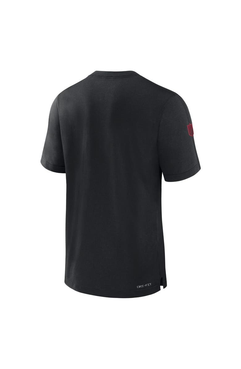 Nike Men's Nike Black Arizona Cardinals Sideline Player Performance T-Shirt, Alternate, color, Black