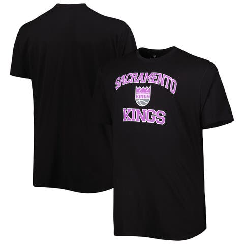 Men's Black Sacramento Kings Big & Tall Heart & Soul T-Shirt