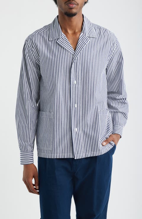 Waiter Stripe Poplin Button-Up shirt