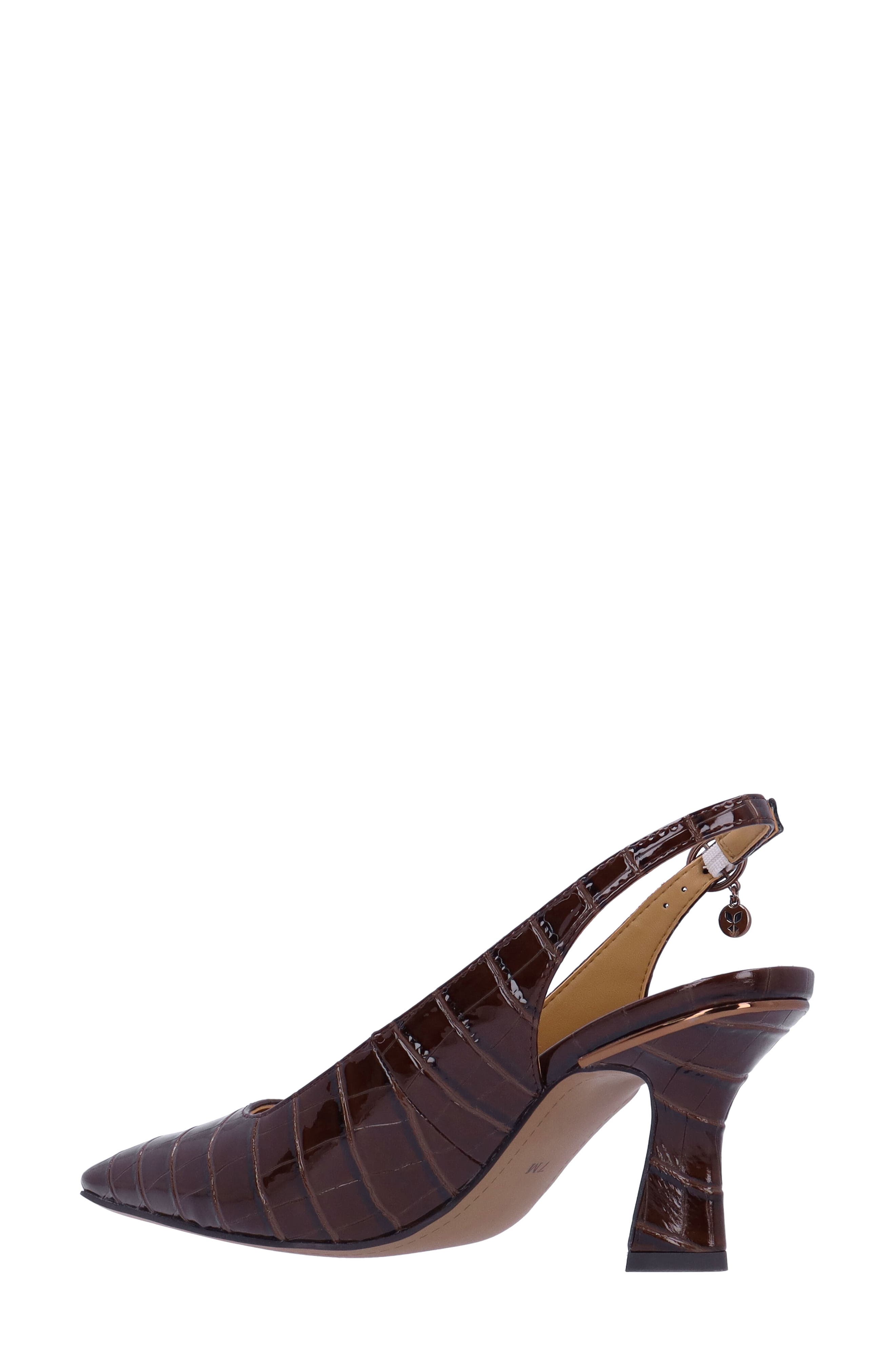 J. Reneé Delah Slingback Pump, Alternate, color, Brown
