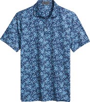 G/FORE Ditsy Floral Tech Jersey Golf Polo