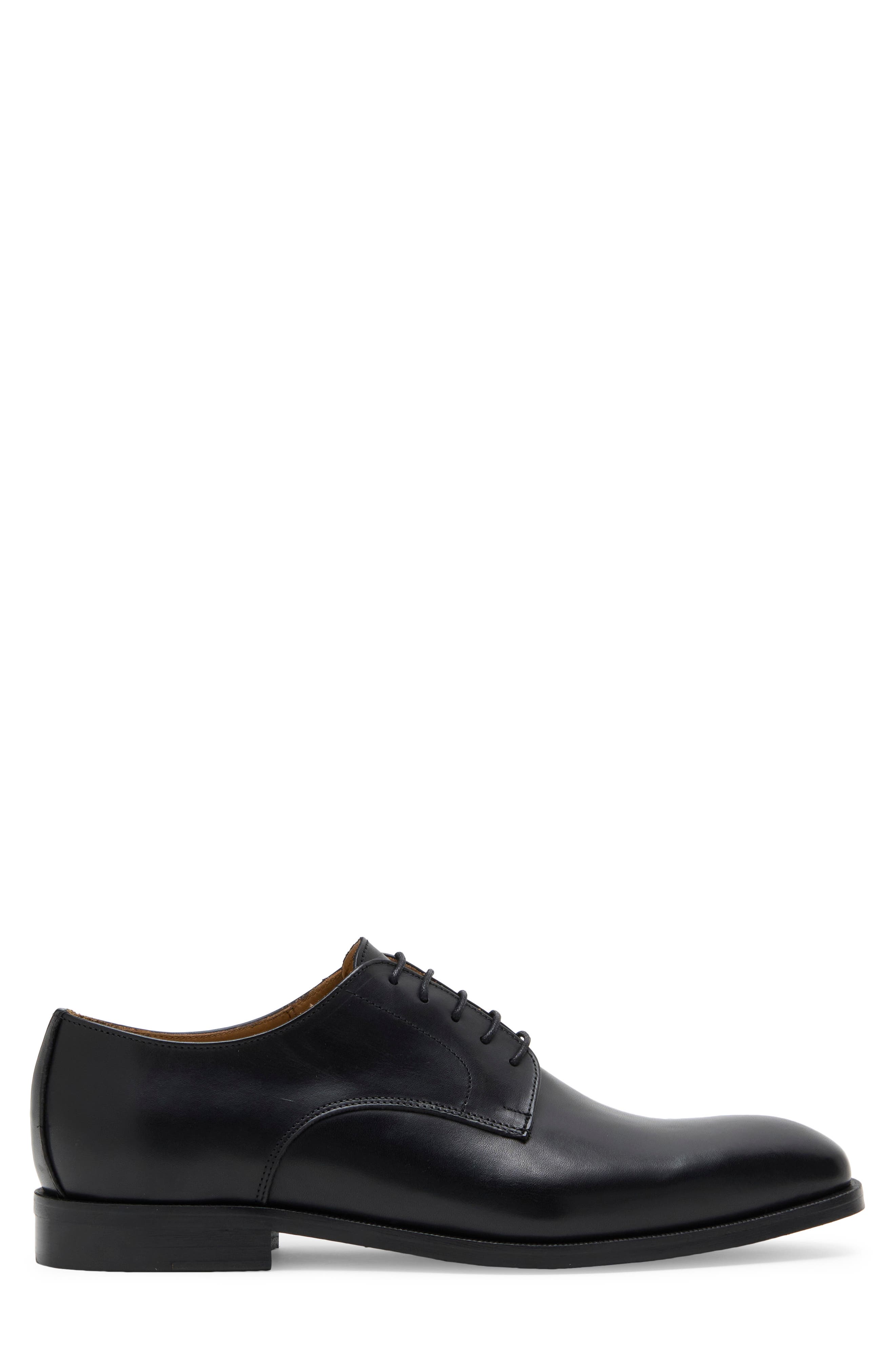 Dubois Leather Plain Toe Oxford, Alternate, color, SOFT NERO
