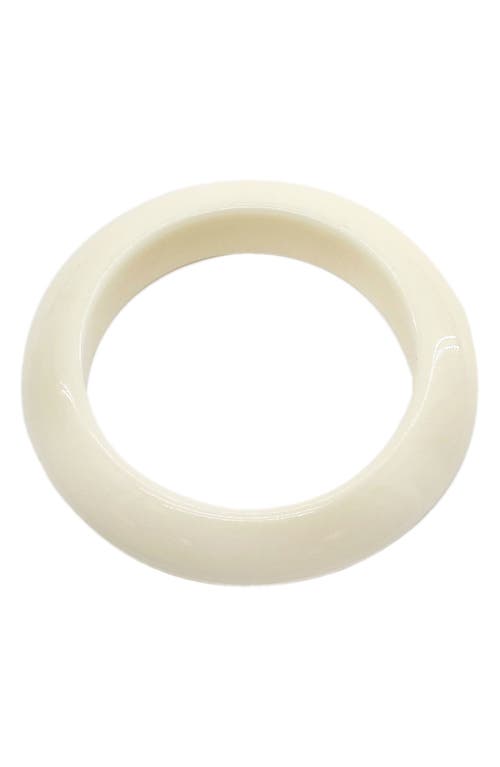 Panacea Resin Bangle In Neutral