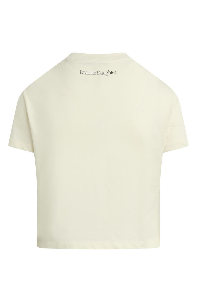 Favorite Daughter Dad's Favorite Crop T-Shirt, Alternate, color, Gardenia/ Mint