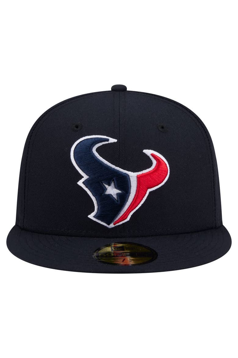 Men's New Era Navy Houston Texans 59FIFTY Fitted Hat, Alternate, color, Navy