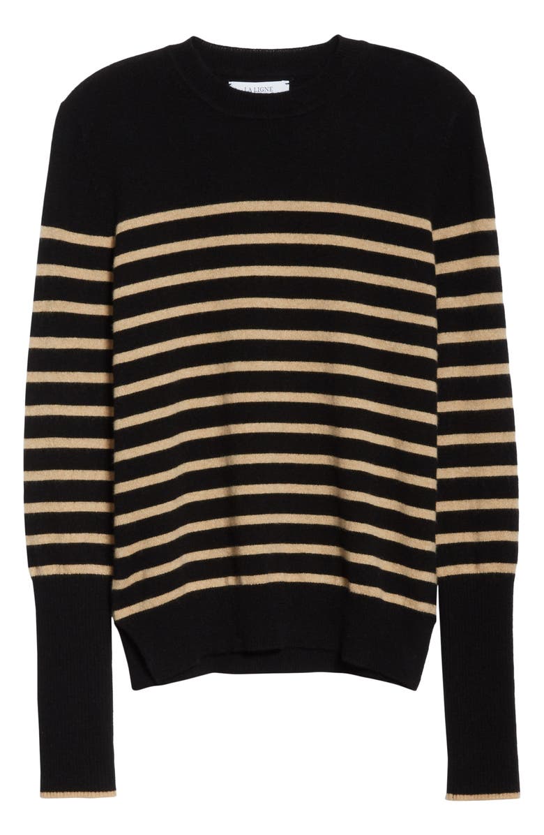 La Ligne AAA Lean Lines Cashmere Sweater, Alternate, color, 