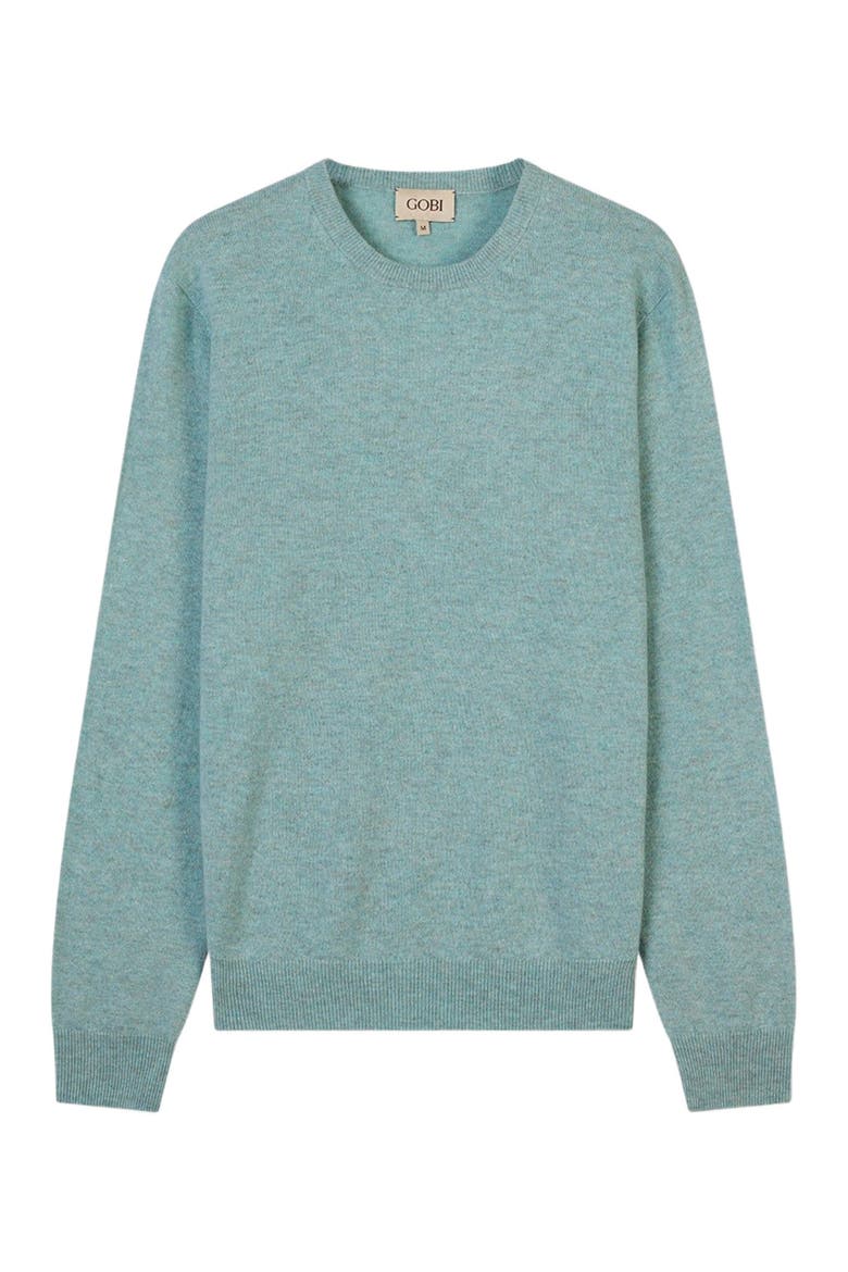 Essential Crewneck Cashmere Sweater, Main, color, blue haze