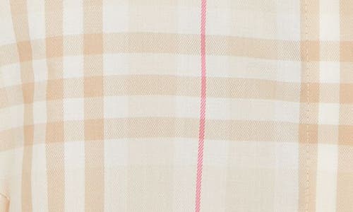 Foxcroft Cici Plaid Cotton Button-up Tunic Shirt In Birch Wood