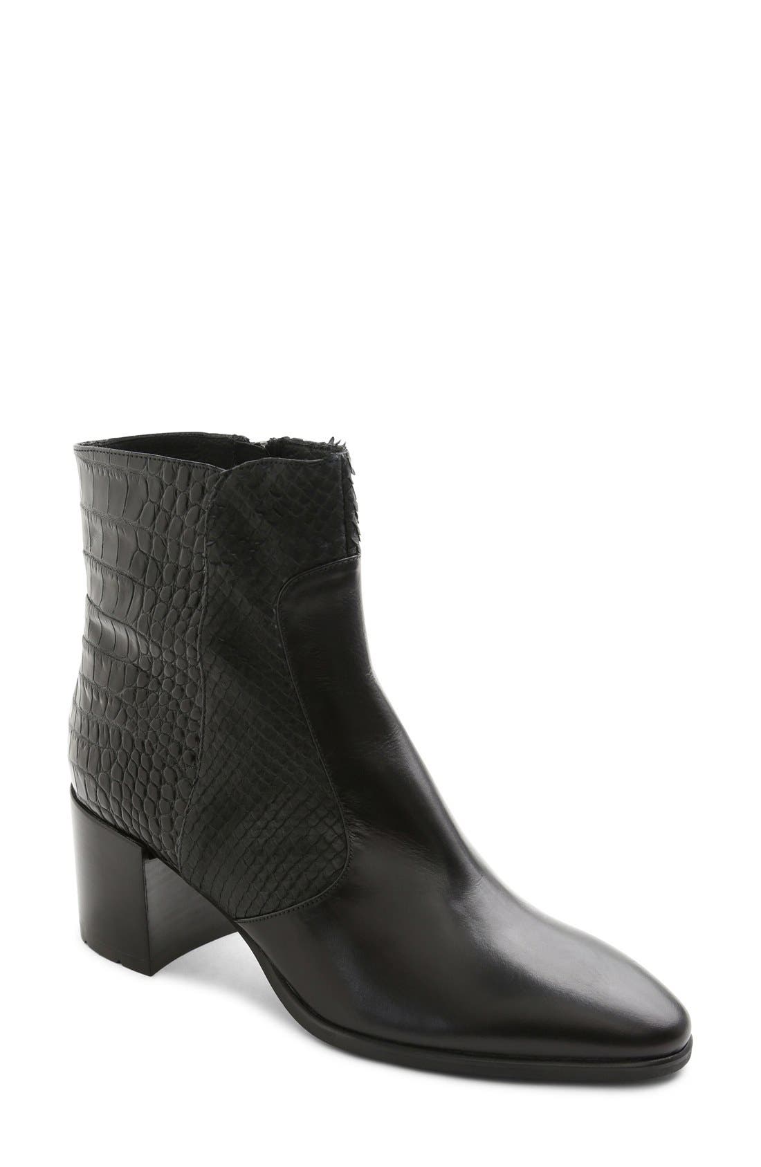 André Assous Miranda Block Heel Bootie (Women) | Nordstromrack