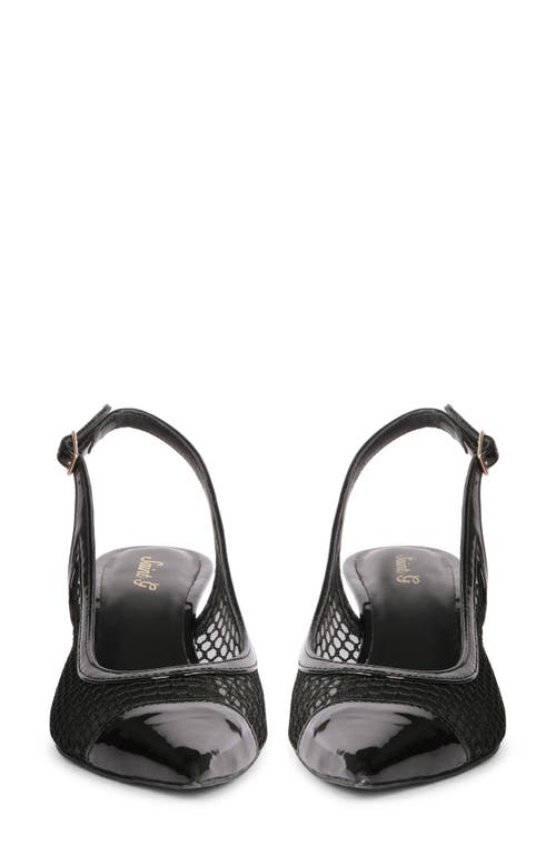 Saint G Katy Slingback Pointed Cap Toe Pump