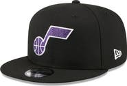New Era Men's New Era Black Utah Jazz 2026 NBA Draft Crystal 9FIFTY Snapback Hat