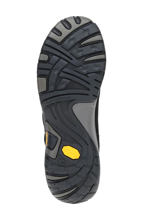 Dansko Primrose Flat In Black Burnished Suede