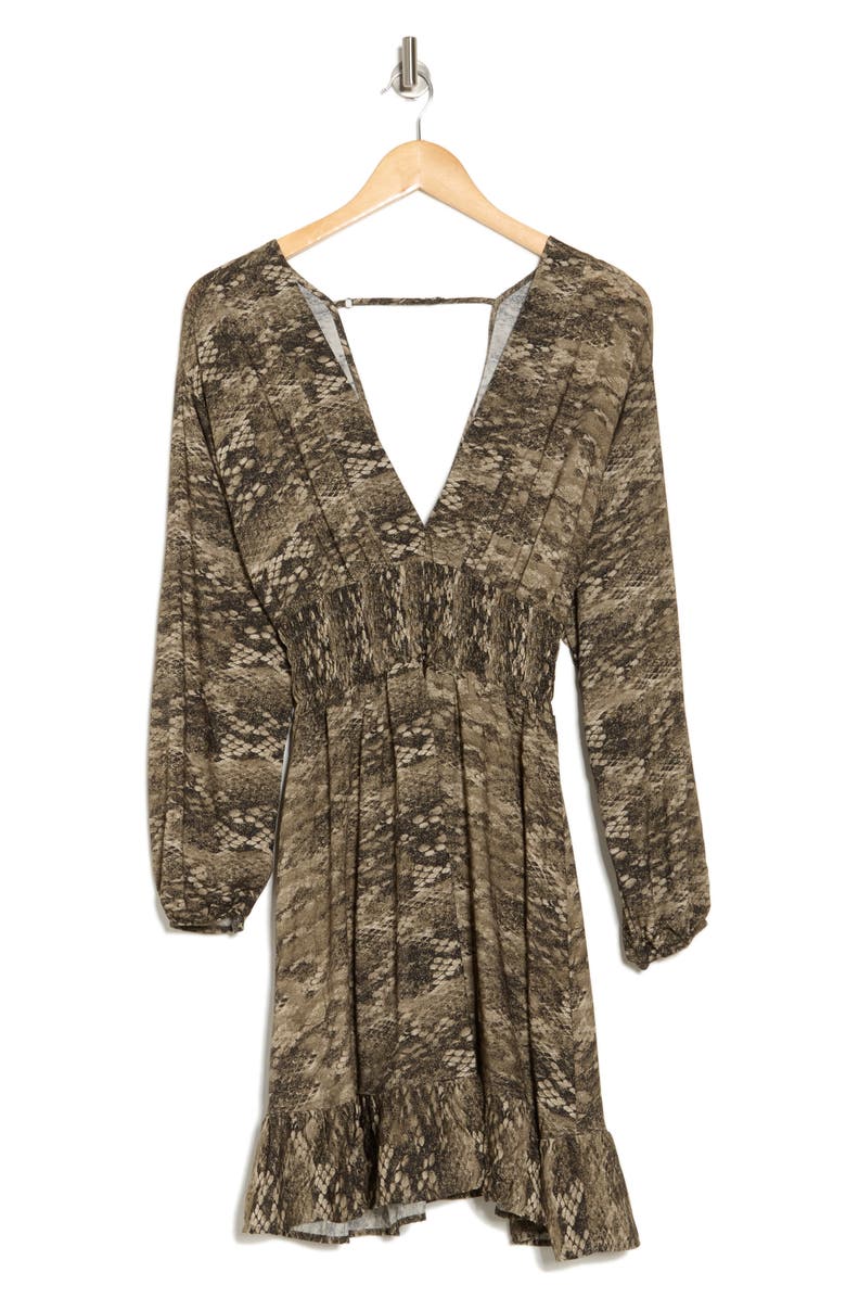 Maaji Python Print Kassidy Cover-Up Dress, Alternate, color, 