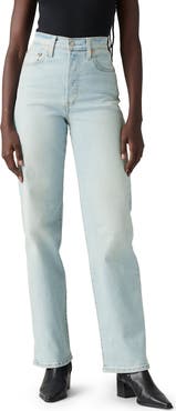 Levi's Ribcage High Waist Straight Leg Jeans