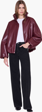 ANINE BING Cyrus Recycled Leather Jacket