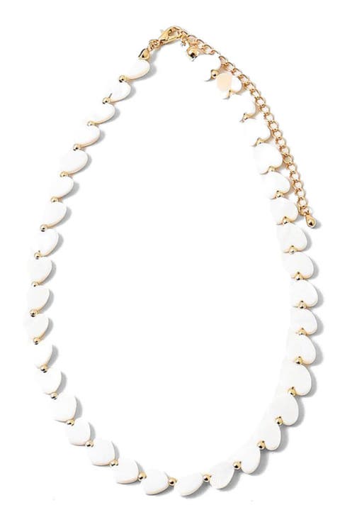 Mother of Pearl Heart  Necklace