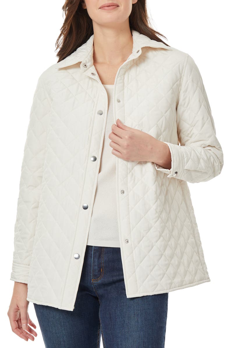 Jones New York Quilted Jacket, Main, color, 