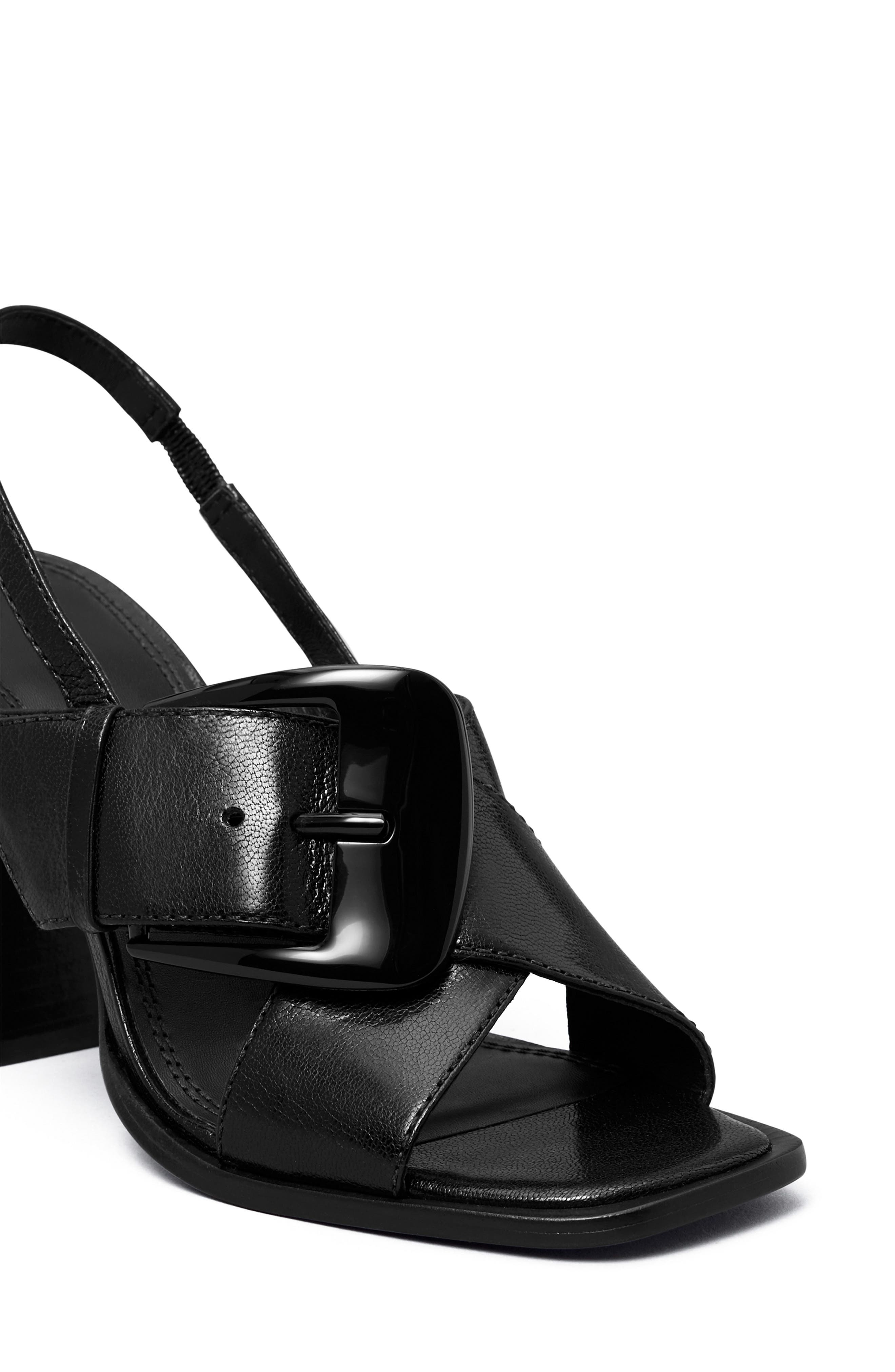 Tory Burch Banana Heel Crisscross Sandal, Alternate, color, 