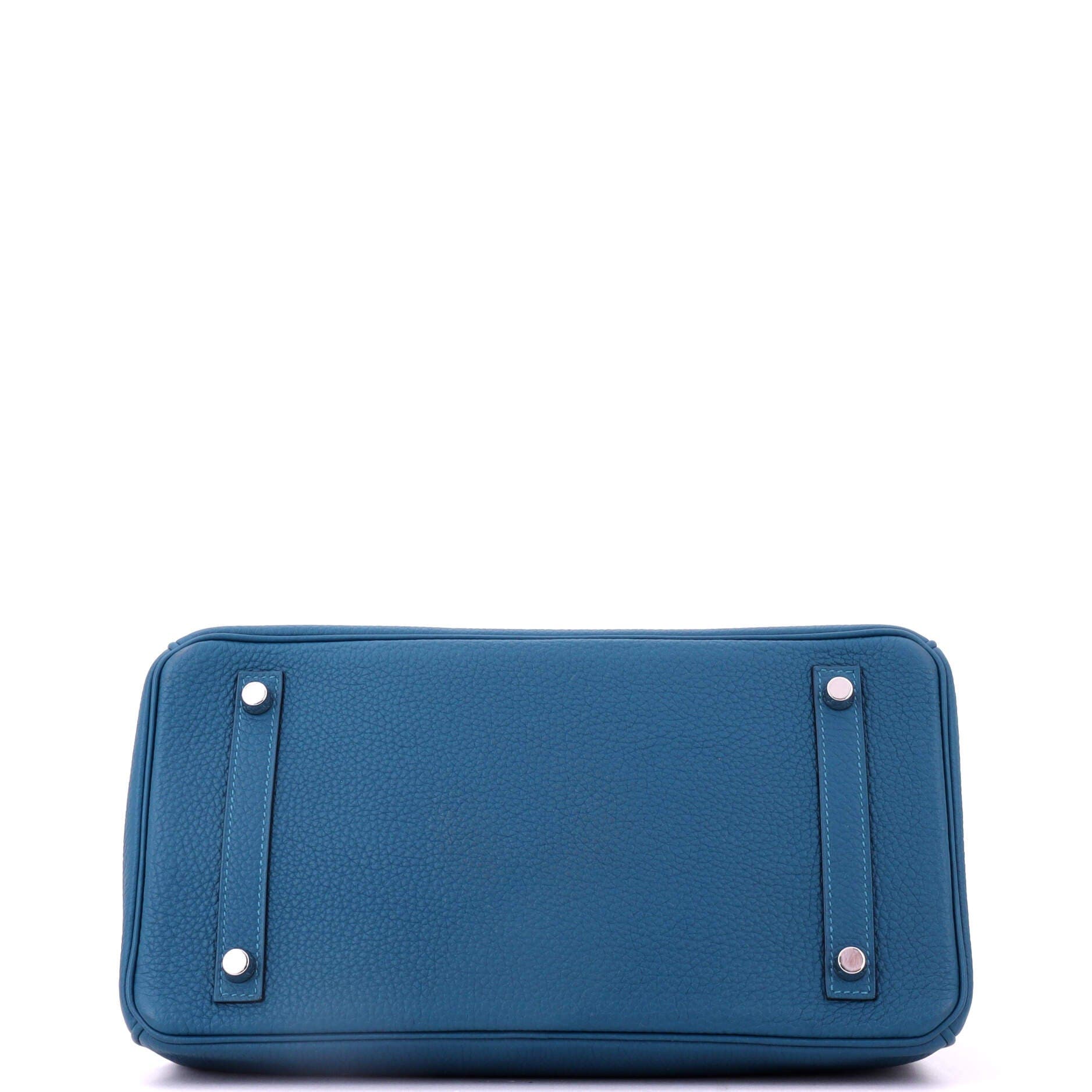 Birkin Handbag Blue Togo with Palladium Hardware 30, Alternate, color, Blue