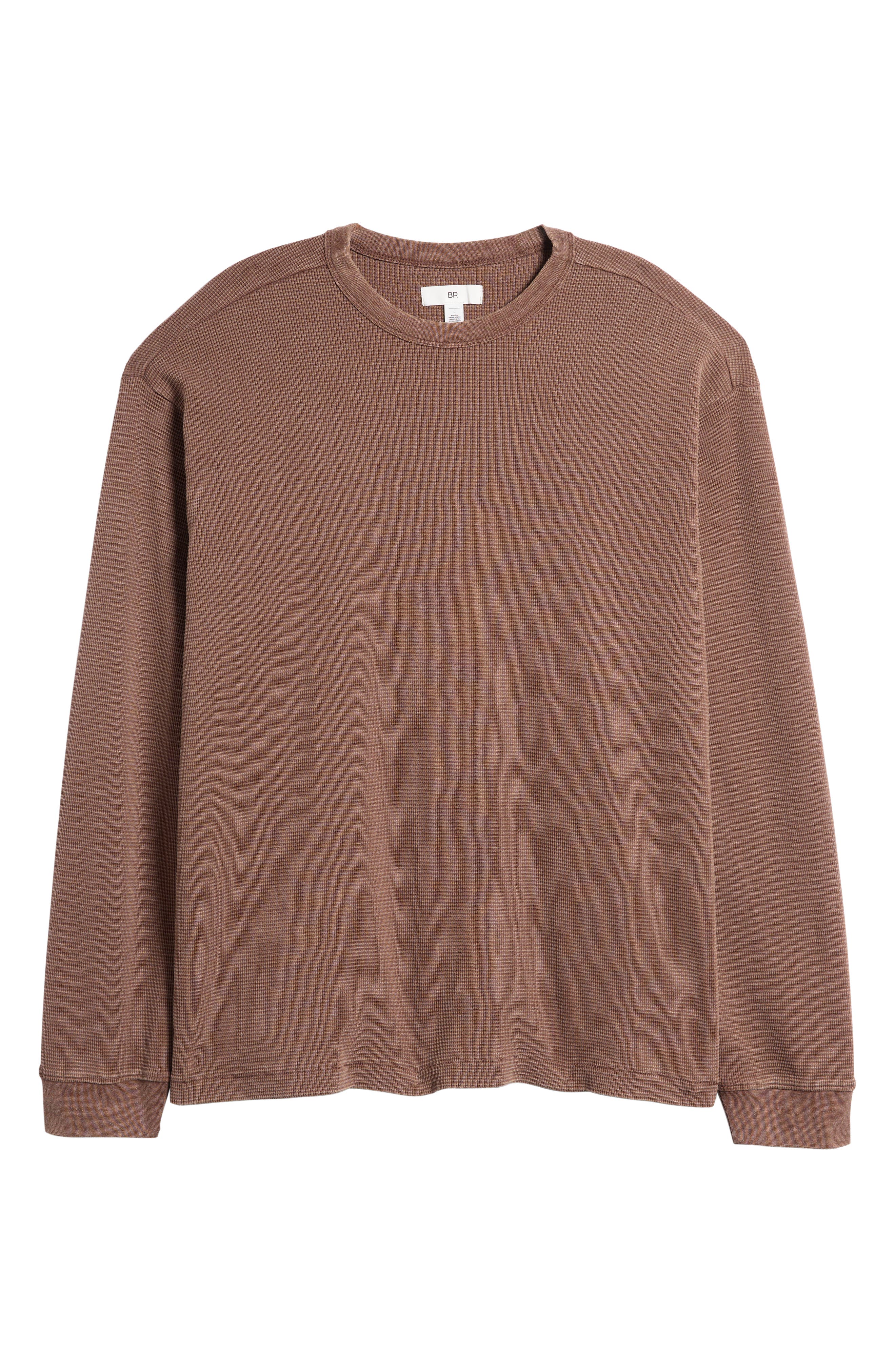 BP. Acid Wash Waffle Long Sleeve T-Shirt (Men) | Nordstrom