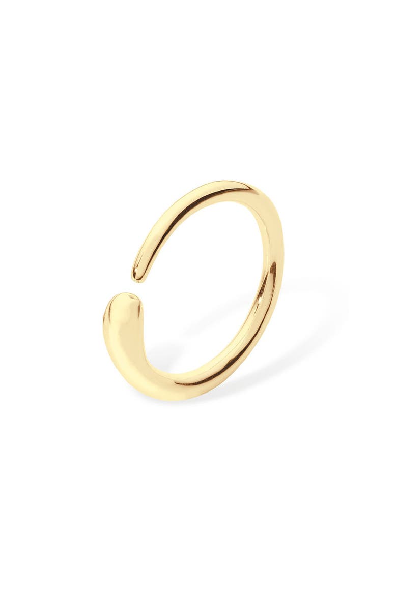 Single Drop Ring in Gold Vermeil, Alternate, color, Gold