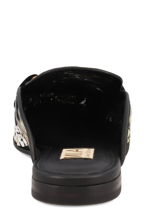 Mia Bouquet Bit Loafer Mule In Multi