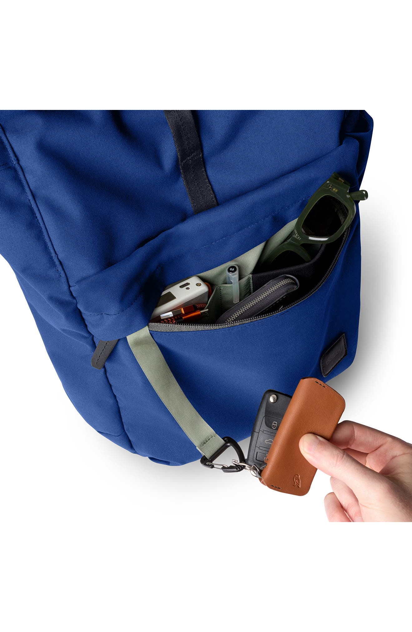 Classic Roll Top Water Resistant 16L Backpack, Alternate, color, INDIGO