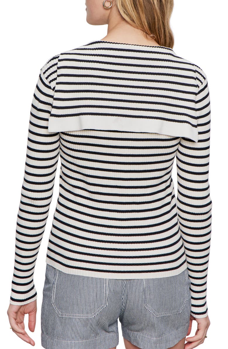 Sanctuary Lace-Up Rib Sweater, Alternate, color, 