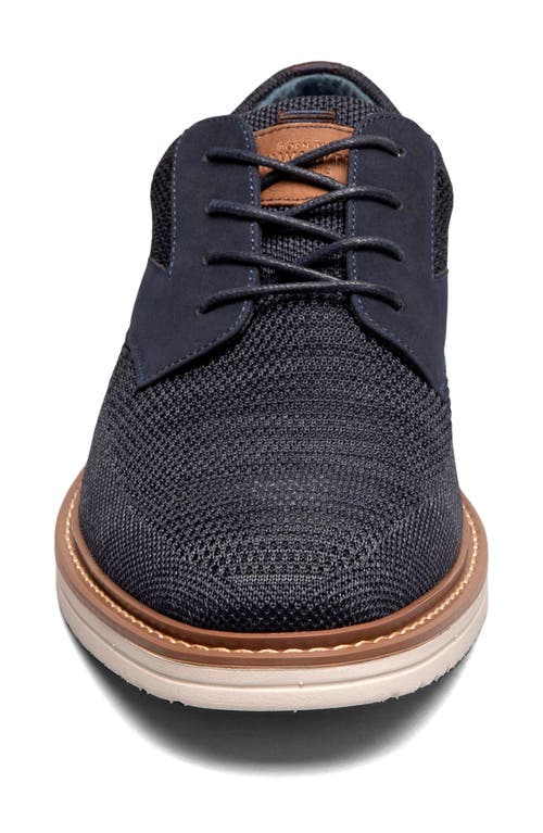 Nunn Bush Griff Plain Toe Derby In Navy Multi