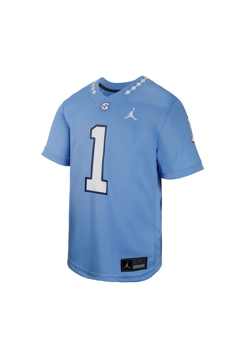 Toddler Jordan Brand #1 Light Blue North Carolina Tar Heels  Untouchable Replica Game Jersey, Alternate, color, Light Blue